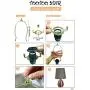 TooToo Star Lamp Shade Harp Holder and Light Base UNO Fitter Adapter Converter Finial Set, Detachable Parts (Brass, E27 Adapter, 8 inch) TooToo Star Lamp Shade Harp Holder and Light Base UNO Fitter Adapter Converter Finial Set, Detachable Parts (Brass, E27 Adapter, 8 inch)