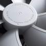 Fractal Design Dynamic X2 GP-12 PMW Computer Fan - Silent Fan - High Airflow – 120x120x25 mm – 1200RPM – FDB-Bearings – Trip Wire - Aerodynamically Shaped Struts - Black Edition (Single)