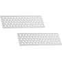 Fityle 2 Pcs Silver Sand Ladders Ramps For 1:10 Scale RC Truck Accessories