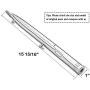 Uniflasy Grill Burner Tube Heat Plates Shield and Crossover Tube Gas Grill Repair Replacement Parts Kit for Charbroil Commericial T47-D 463241414 463241413 463241314 463241313 463241013