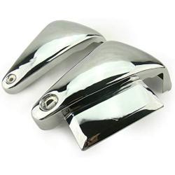 GZYF Classic Chrome Metal Battery Side Covers for Kawasaki Vulcan Vn800a / Vn800 NEW