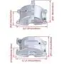 Mxfans A580053 Silver Metal Gear Box Mount for WL Toys A959 A969 A979 k929 RC1:18 Car Mxfans A580053 Silver Metal Gear Box Mount for WL Toys A959 A969 A979 k929 RC1:18 Car