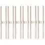 MIUSIE Practical 6 Pieces Clasp Lock Packs - 7.48Inch Metal Purse Frame Kiss Clasp Lock with Comfortable Grip- Bag Supplies for Purse Making/Bag Making/Leather Craft DIY