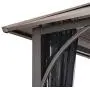 Sunjoy A102009100 Lindsay 10x12 ft. Steel Gazebo with 2-Tier Hip Roof Hardtop, Brown Sunjoy A102009100 Lindsay 10x12 ft. Steel Gazebo with 2-Tier Hip Roof Hardtop, Brown