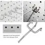 Yardwe 50 PCS Metal Pegboard Hooks Organizer Accessories Set Hooks for Pegboard Garage Work Shop Storage Display Organization Hanging Tool (Silver) Yardwe 50 PCS Metal Pegboard Hooks Organizer Accessories Set Hooks for Pegboard Garage Work Shop Storage Display Organization Hanging Tool (Silver)