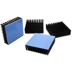 YJJelt 4pcs 40mm Heatsink Kit 40x40x11mm Aluminum Heat Sink Cooling for Cooling 3D Printers, TEC1-12706 Thermoelectric Peltier Cooler