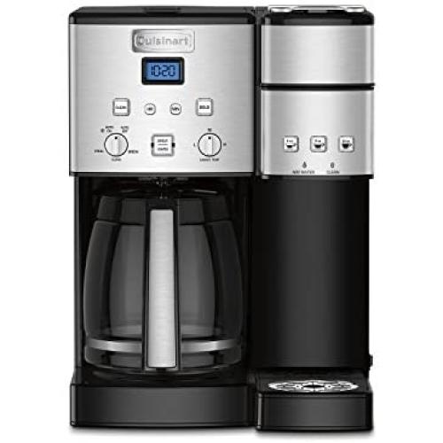 Cuisinart SS-15P1 Coffee Center 12-Cup Coffeemaker and Single-Serve Brewer, Silver Cuisinart SS-15P1 Coffee Center 12-Cup Coffeemaker and Single-Serve Brewer, Silver