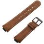 Kartice Compatible with ASUS ZenWatch 3 Band,Vintage Genuine Leather Watch Band Strap Replacement Watchband Metal Clasp Buckle (Brown 14mm)