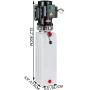 Mophorn Hydraulic Pump 2.2KW Car Lift Hydraulic Power Unit Hydraulic Power Pack 220V 3HP 50HZ 2750 PSI for Two and Four Post Lift Auto Hoist Car Lift with 6L Plastic Reservoir