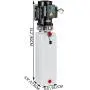 Mophorn Hydraulic Pump 2.2KW Car Lift Hydraulic Power Unit Hydraulic Power Pack 220V 3HP 50HZ 2750 PSI for Two and Four Post Lift Auto Hoist Car Lift with 6L Plastic Reservoir