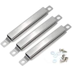 Hongso SBE592(3-Pack) Stainless Steel Cross Over Burner Replacement for Select Gas Grill Models by Charbroil, Kenmore and Others Most Grills Crossover,6 3/8 inch