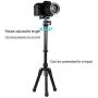 PULUZ Metal Handheld Adjustable 3/8'' Size Tripod Mount Monopod Extension Rod for DSLR & SLR Cameras