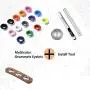 Metal Grommets Kit 3/16 inch Meikeer 400Pcs Metal Eyelets Kits Shoe Eyelets Grommet Sets for Shoes Clothes Crafts Bag DIY Project with Storage Box (4 Colors) Metal Grommets Kit 3/16 inch Meikeer 400Pcs Metal Eyelets Kits Shoe Eyelets Grommet Sets for Shoes Clothes Crafts Bag DIY Project with Storage Box (4 Colors)