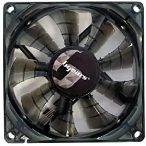 Bgears 90 mm 2 Ball Bearing High Speed High Performance Fan, Translucent Black (b-PWM 90 Black 2ball)