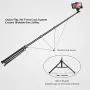 UBeesize Selfie Stick Tripod, 51'' Extendable Tripod Stand with Bluetooth Remote for Cell Phones, Heavy Duty Aluminum, Lightweight UBeesize Selfie Stick Tripod, 51'' Extendable Tripod Stand with Bluetooth Remote for Cell Phones, Heavy Duty Aluminum, Lightweight