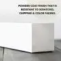 Modern White Rectangle Planter Box | 16'' Metal Planter Perfect as a Succulent Planter | Narrow Planter Box for Table or Window Sill Planters Indoor | Rectangular Stainless Steel Long Planter Modern White Rectangle Planter Box | 16'' Metal Planter Perfect as a Succulent Planter | Narrow Planter Box for Table or Window Sill Planters Indoor | Rectangular Stainless Steel Long Planter