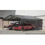 Arrow 20 x 20 29-Gauge Metal Carport with Steel Roof Panels, 20 x 20, Charcoal Arrow 20 x 20 29-Gauge Metal Carport with Steel Roof Panels, 20 x 20, Charcoal