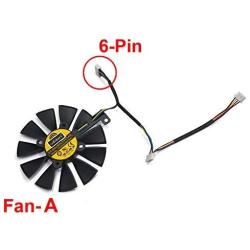 inRobert PLD09210S12HH Cooling Fan for ASUS Strix R9 390X 390 RX 480 RX 580 GTX 980 Ti 1060 1070 1080 Gaming Graphic Card (Fan-A(6pin))