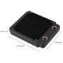 ASHATA Copper Radiator Heat Sink Computer Water Cooling Liquid Heat Exchanger for Computer Water Cooling, Beauty Equipment, Industrial Equipment(120mm)