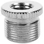 Foto&Tech Metal Adapter 5/8-Inch Male to 3/8-Inch Female Mic Screw for Mic Microphone Stand