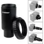 SVBONY Metal 1.25 inches T Adapter and T2 T Ring Adapter for Canon EOS Cameras Photography Dedicated CA1 Sleeve Extended Cylinder for Telescope