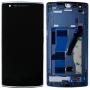 LCD Display Compatible with Oneplus One 1+ A0001 Touch Screen Digitizer Assembly Replacement Parts + Install Tools (Black+Middle Frame)