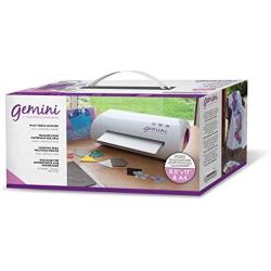 Gemini by Crafters Companion GEM-M-USA Gemini Multi Media Die Cutting Embossing Crafters Companion Machine with Pause Resume & Reverse, White