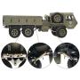NAMEVER 3Pcs/Set Drive Shafts Metal Part for WPL B-36 B-16 6WD 1/16 RC Car Toy - 3pcs