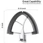 Flex Edge Beater for Kitchen-Aid 4.5-5 Quart Tilt-Head Stand Mixer As Scraper Paddle Replacement with Silicone Edges by Gvode Flex Edge Beater for Kitchen-Aid 4.5-5 Quart Tilt-Head Stand Mixer As Scraper Paddle Replacement with Silicone Edges by Gvode