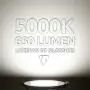 TORCHSTAR 12-Pack Basic Series 10W 4 Inch Low Profile Ultra-Thin Recessed Ceiling Light with Junction Box, 5000K Daylight Dimmable Can-killer Downlight, 650lm 80W Eqv. ETL and Energy Star