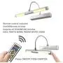 LUXSWAY Picture Light Wireless Battery Operated Heads Rotatable 180 Degree LED Remote Control Dimmable Natural/Warm/Cold Light Time Preset Lighting for Artwork/Pictures/Diplomas-Silver LUXSWAY Picture Light Wireless Battery Operated Heads Rotatable 180 Degree LED Remote Control Dimmable Natural/Warm/Cold Light Time Preset Lighting for Artwork/Pictures/Diplomas-Silver