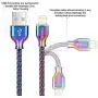 Lightning Cable,[MFi Certified]Fantany Durable Metal USB Lightning Charging Cable Compatible with iPhone Xs,XS Max,XR,X,8 Plus,7,7 Plus,6,6s Plus,SE,iPad Mini,iPad Air,iPod Touch (3.3ft, Colourful-1)