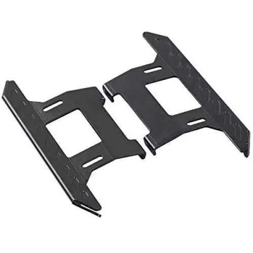 Aoile 2Pcs RC Car Metal Side Pedal Skull Pattern Rock Sliders for 1/10 RC Crawler Car Axial SCX10 Upgrade Parts Black Aoile 2Pcs RC Car Metal Side Pedal Skull Pattern Rock Sliders for 1/10 RC Crawler Car Axial SCX10 Upgrade Parts Black