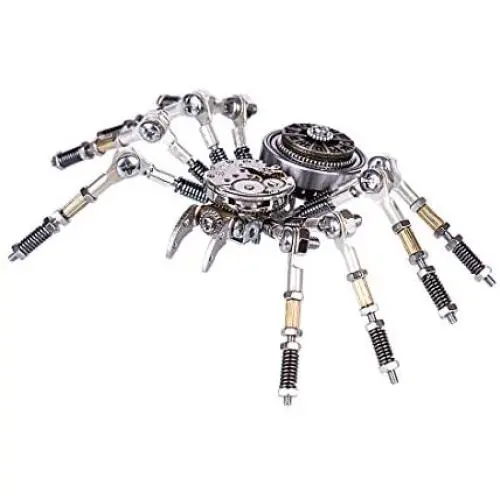 Haoun 3D Metal Puzzle for Teens and Adults, DIY Assembly Insect Model Stainless Steel Model Kit Jigsaw Puzzle Brain Teaser Mechanical Educational Toy, Desk Ornament -Spider Haoun 3D Metal Puzzle for Teens and Adults, DIY Assembly Insect Model Stainless Steel Model Kit Jigsaw Puzzle Brain Teaser Mechanical Educational Toy, Desk Ornament -Spider