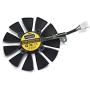 inRobert PLD09210S12HH Video Card Cooling Fan for ASUS Strix R9 390X 390 RX480 RX580 GTX 980Ti 1060 1070 1080 Graphic Card (Fan-C(4pin))