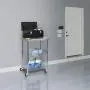 Seville Classics Stainless-Steel Professional Kitchen Work Table Cart Utility NSF-Certified Storage, 24'' W x 20'' D x 36'' H, Chrome Seville Classics Stainless-Steel Professional Kitchen Work Table Cart Utility NSF-Certified Storage, 24'' W x 20'' D x 36'' H, Chrome