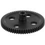 Dilwe RC Car Reduction Gear, Metal Reduction Gear 62T Deceleration Gear for WLtoys 12428 12423 1/12 Truck Cars(Black)