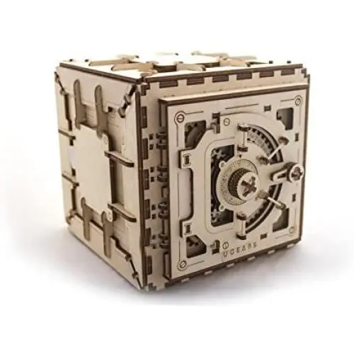 UGEARS Model Safe Kit | 3D Wooden Puzzle | DIY Mechanical Safe UGEARS Model Safe Kit | 3D Wooden Puzzle | DIY Mechanical Safe