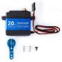 SunFounder 20KG Servo Motor Waterproof High Torque Servo, SF3218MG Metal Gear Digital Servo, Aluminium Case, Control Angle 270° for RC Robot Cars