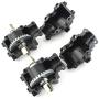 ACHICOO 2 Sets Metal Differential+Plastic Gear Box for Wltoys 144001 1/14 4WD High Speed Racing RC Car Vehicle Models Parts