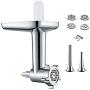 Gvode Metal Food Grinder Attachment for KitchenAid Stand Mixers Including Sausage Stuffer Accessory