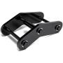 Heavy Metal Suspensions - Fits 1987-1995 Jeep Wrangler YJ 1.5'' Front or Rear Boomerang Shackles High Strength Carbon Steel Lift Kit