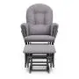 Storkcraft Premium Hoop Glider and Ottoman (Gray Base, Gray Swirl Cushion) – Padded Cushions with Storage Pocket, Smooth Rocking Motion, Easy to Assemble, Solid Hardwood Base Storkcraft Premium Hoop Glider and Ottoman (Gray Base, Gray Swirl Cushion) – Padded Cushions with Storage Pocket, Smooth Rocking Motion, Easy to Assemble, Solid Hardwood Base