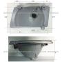 Headlight with Adjusters & Mounting Frame Metal - Passenger Side (Fit: Peterbilt 377 385 & 375 Truck)