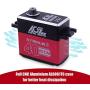 AGFRC 40KG Waterproof Steering-Digital-Servo High-Torque - Programmable Metal Gear Brushless Servo for 1/10 RC Model, Control Angle 180° (A73BHLW&AGF-SPV2)