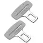MOCHENT 2 Pack Seat Belt Clip - Car Seat Belt Buckle Stainless Steel Metal Universal Safety Seat Belt Silencer Alarm Stopper Insert Plug for All Vehicles Cars (Gray) MOCHENT 2 Pack Seat Belt Clip - Car Seat Belt Buckle Stainless Steel Metal Universal Safety Seat Belt Silencer Alarm Stopper Insert Plug for All Vehicles Cars (Gray)