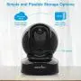 Wansview Wireless Security Camera, IP Camera 1080P HD, WiFi Home Indoor Camera for Baby/Pet/Nanny, Motion Detection, 2 Way Audio Night Vision, Works with Alexa, with TF Card Slot and Cloud