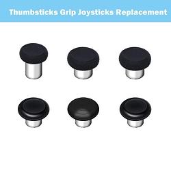 Podoy 13 in 1 Metal Thumbsticks for Compatible with Elite Series 2 Controller Xbox One Gaming Accessory Replacement Kit Parts D-Pads and Paddles with Tools Black