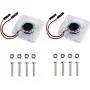 GeeekPi 2pcs Raspberry Pi 4 Quiet Fan, Raspberry Pi RGB Cooling Fan 40x40x10mm 4010 Fan DC 5V Brushless CPU Cooling Fan Cooler Radiator for Raspberry Pi 4 Model B, Raspberry Pi 3B+/3B/2B (Multicolour) GeeekPi 2pcs Raspberry Pi 4 Quiet Fan, Raspberry Pi RGB Cooling Fan 40x40x10mm 4010 Fan DC 5V Brushless CPU Cooling Fan Cooler Radiator for Raspberry Pi 4 Model B, Raspberry Pi 3B+/3B/2B (Multicolour)