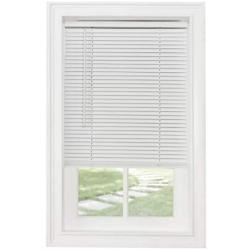 Achim Home Furnishings Cordless Morningstar 1'' Light Filtering Mini Blind, Width 33inch, Pearl White